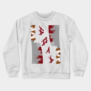 Knife, blood, pain Crewneck Sweatshirt